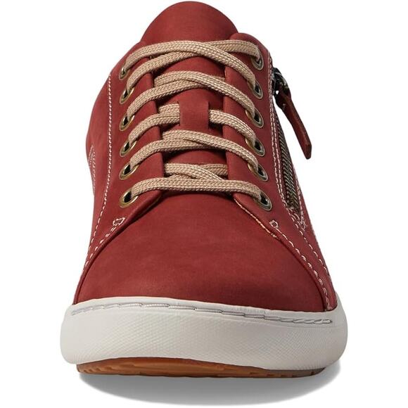 NWT Clarks Unisex Nalle Lace Sneaker, Chestnut N, 8.5 US Women - Picture 3 of 6